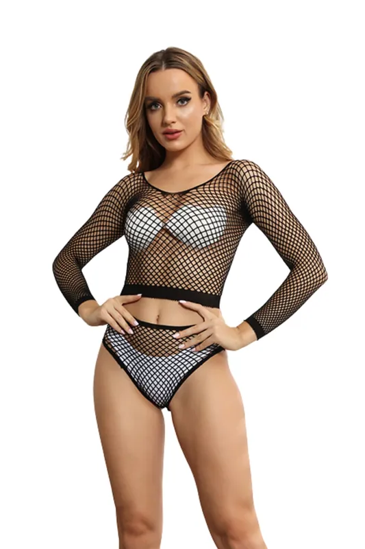 Fence Net Crop Top and Bottoms - Loving Joy