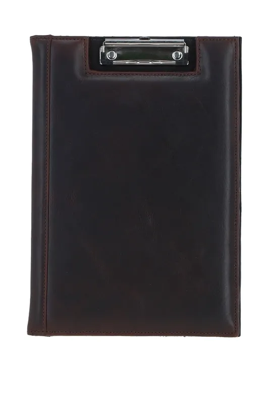 Real Leather Clip Pad Folder - Ashwood Leather