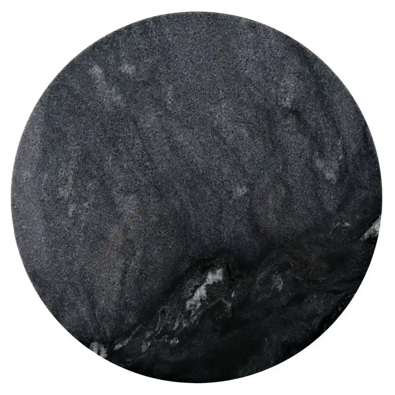 Round Marble Placemat - Black
