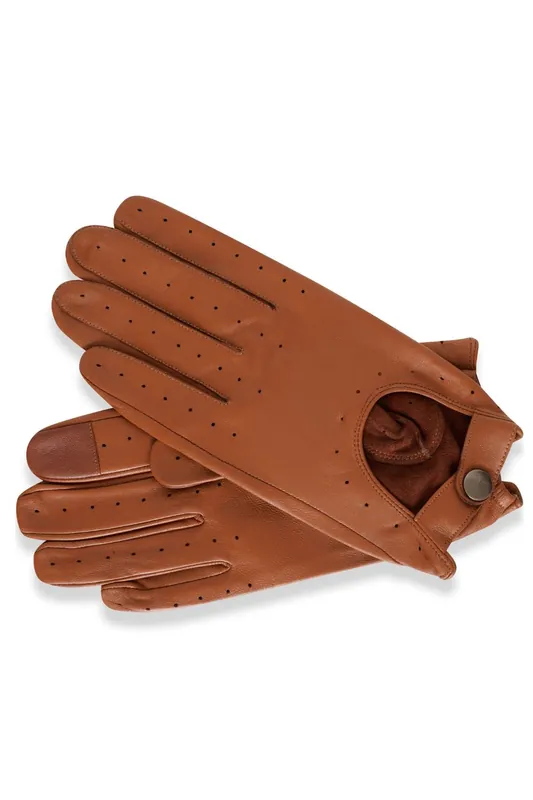 Tan Leather Driving Gloves - Barneys Originals