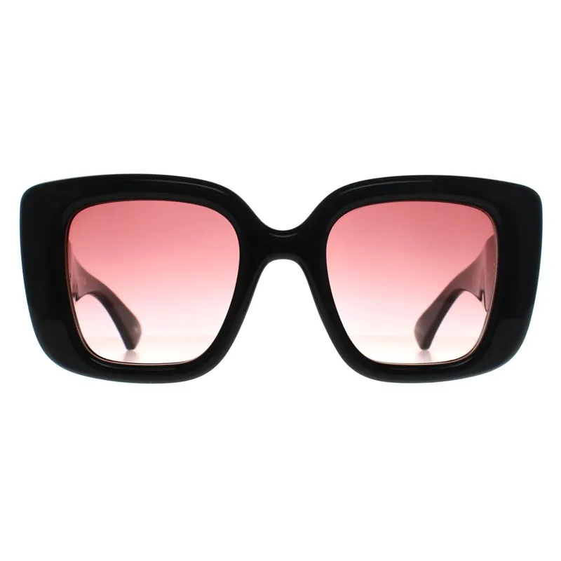 Square Shiny Black Red Gradient GG1975S - Gucci
