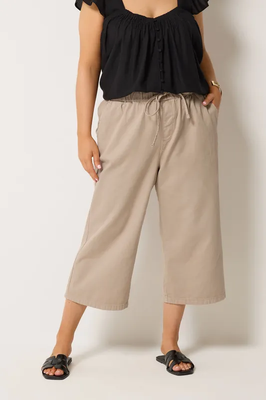 Cropped Denim Trousers - Yours