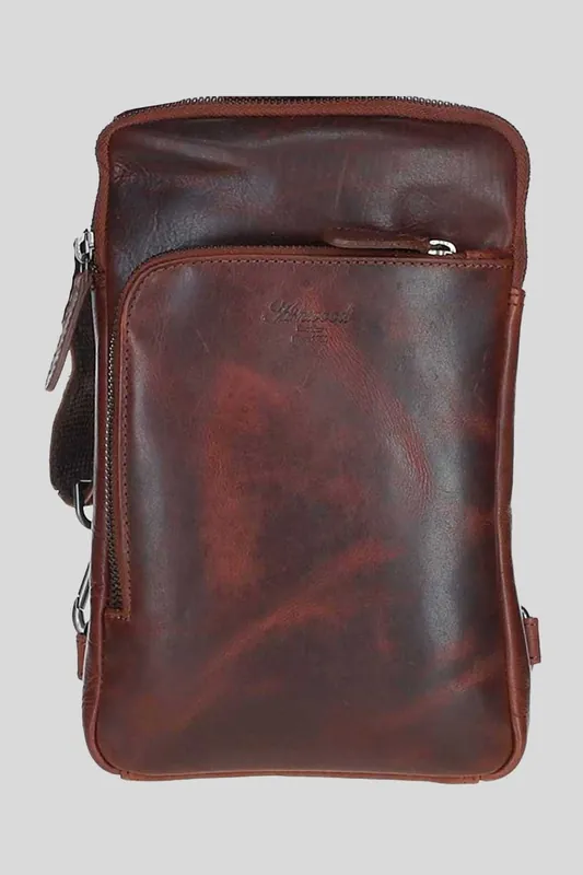 Leather Crossbody Sling Bag - Ashwood Leather