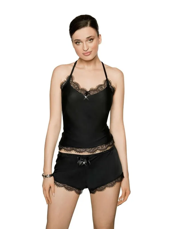 Satin nightwear halter Halter Lace by - Roza
