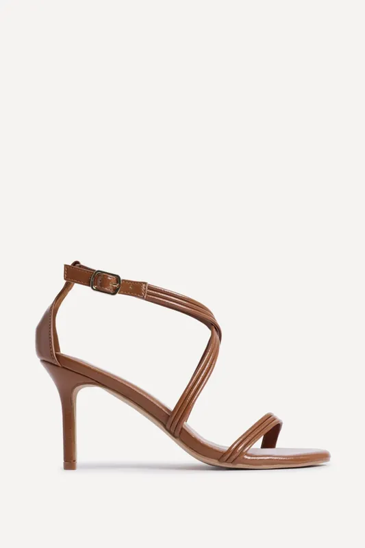 Future Tan Heeled Sandals - Linzi