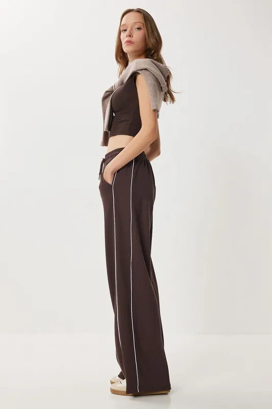 Regular Fit Cotton Knit Sweatpants - Happiness Istanbul