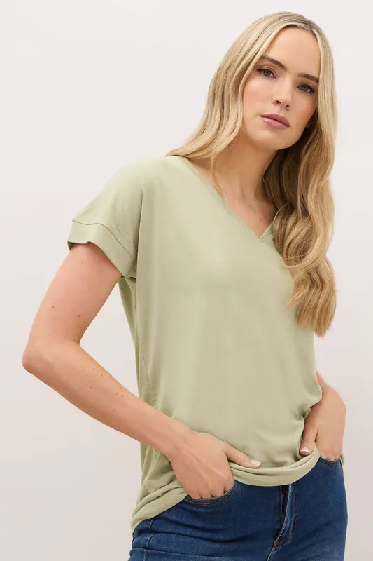 Tall V-Neck Modal T-Shirt