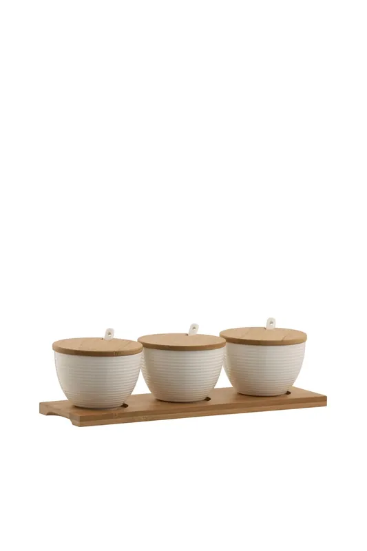 'Ripple' Serving Bowl Set and Tray - Belleek Living