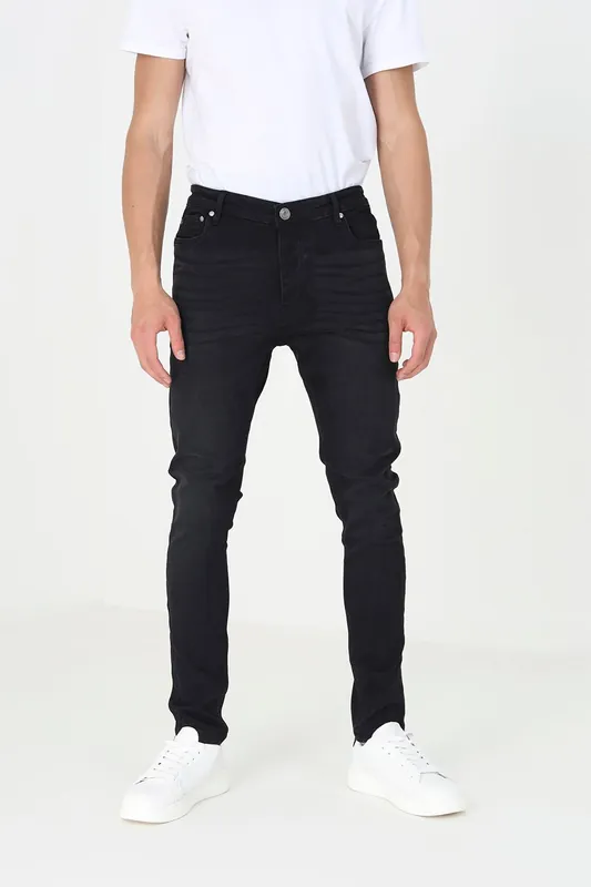 Cotton Blend Skinny Fit Denim Jeans - Brave Soul