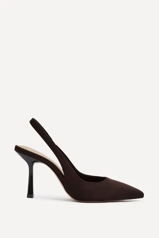 Dash Brown Scuba Court Heel - Linzi