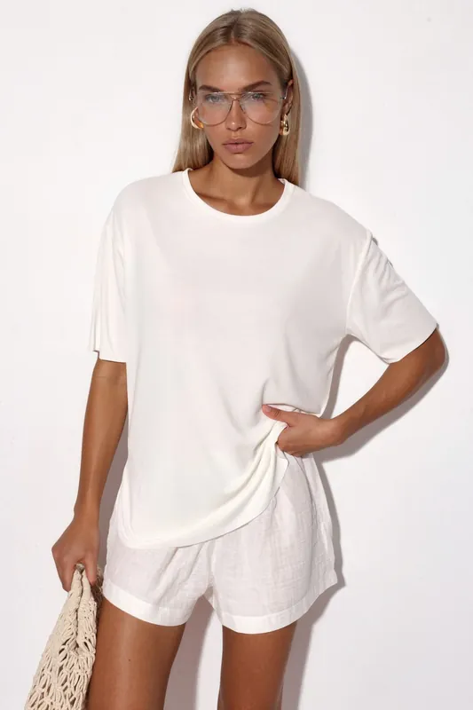 Loose Fit Crew Neck T-Shirt