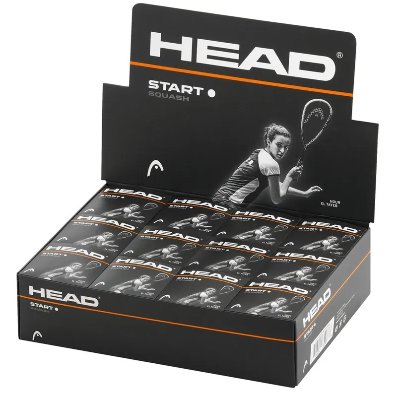 Start Single Dot Squash Balls (Pack of 12) - Head