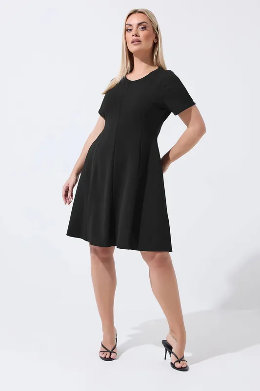 Skater Pleat Dress - Yours