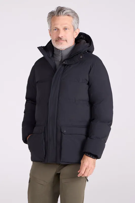 Sage' Warm Comfortable Water Resistant Padded Winter Parka Jacket - Mountain Warehouse
