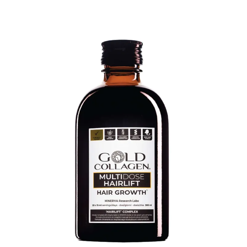 Liquid Supplement Hair Growth Liquid Supplement 20 x 15ml - Gold Collagen