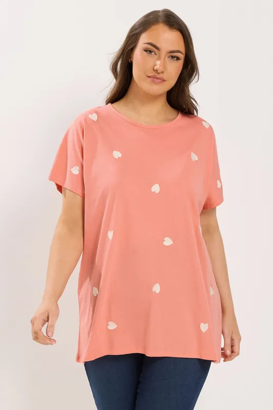 Embroidered Heart T-Shirt