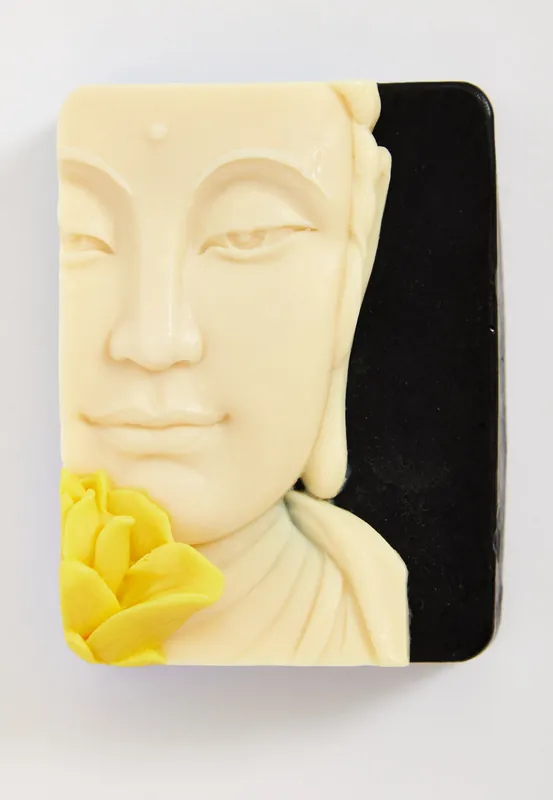 Bamboo Charcoal Buddha Zen Soap - Liquorish