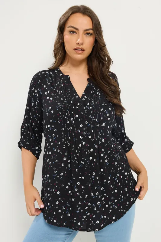 Floral Pintuck Top - Yours