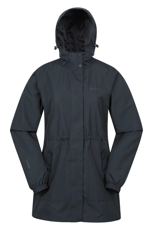 ’Rainfall’ Waterproof Breathable Taped Seams Rip Stop Fabric Jacket - Mountain Warehouse