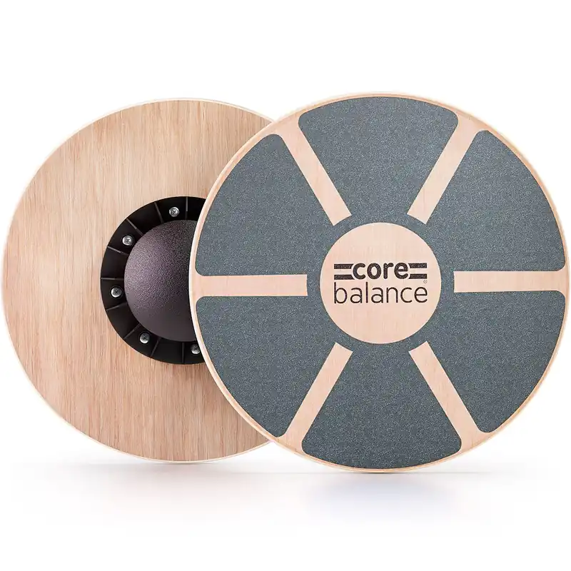 Wooden Balance Board Wobble Core Training Rehabilitation Fitness Aid Non Slip - Core Balance