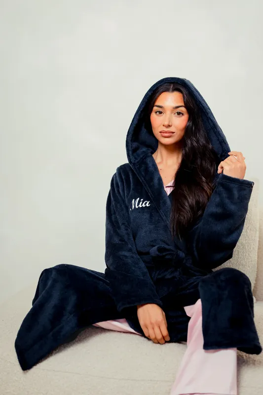 Personalised Two Tone Dressing Gown - Lulabay