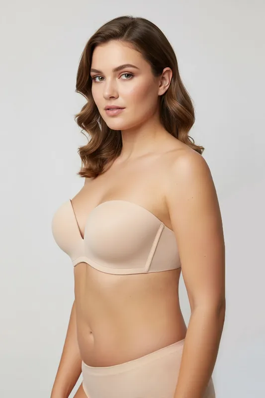 Seamless Wireless Anti-Slip Strapless Bra