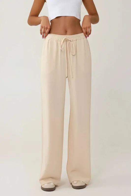 High Waist Wide Leg Pants - Hiccup