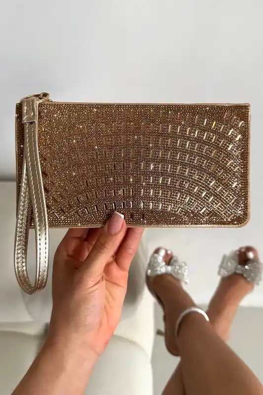 Crystal Disco Ball Clutch Purse - Love Lemonade