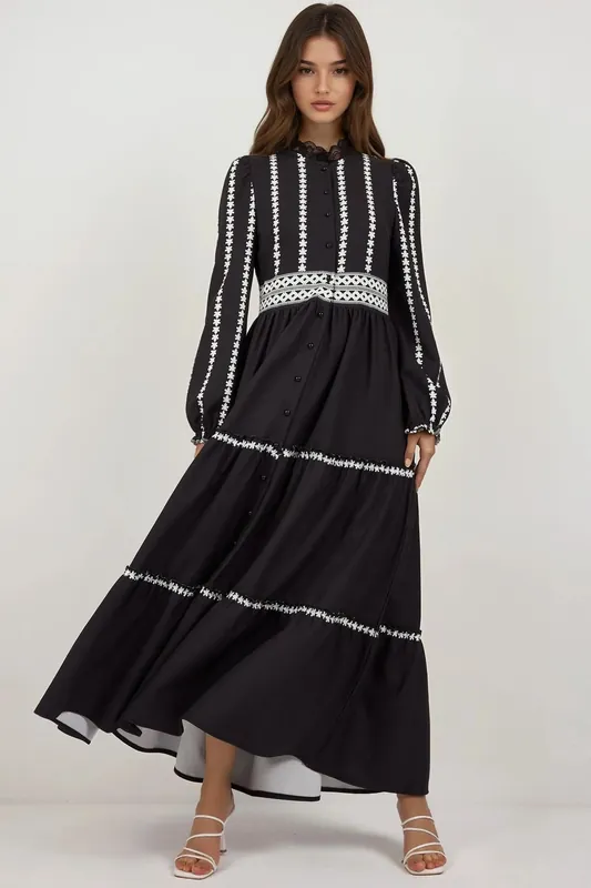 Flowering Tippet Maxi Dress - Hiccup