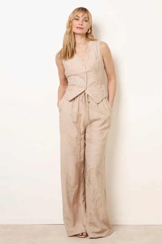 Stone Embroidered Pattern Co-Ord Set