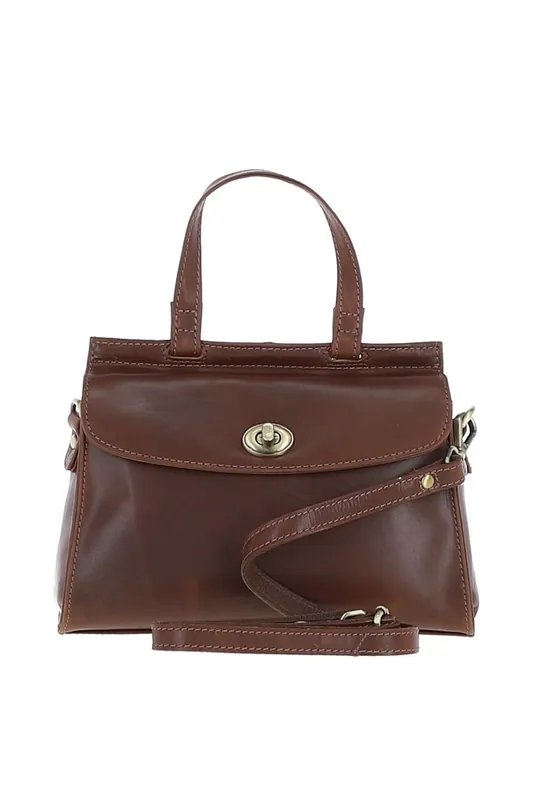 Medium Real Leather Grab Bag - Ashwood Leather