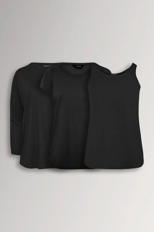 3 Pack Core T-Shirt Essentials Set