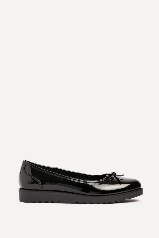 Quote Black Patent Pump - Linzi
