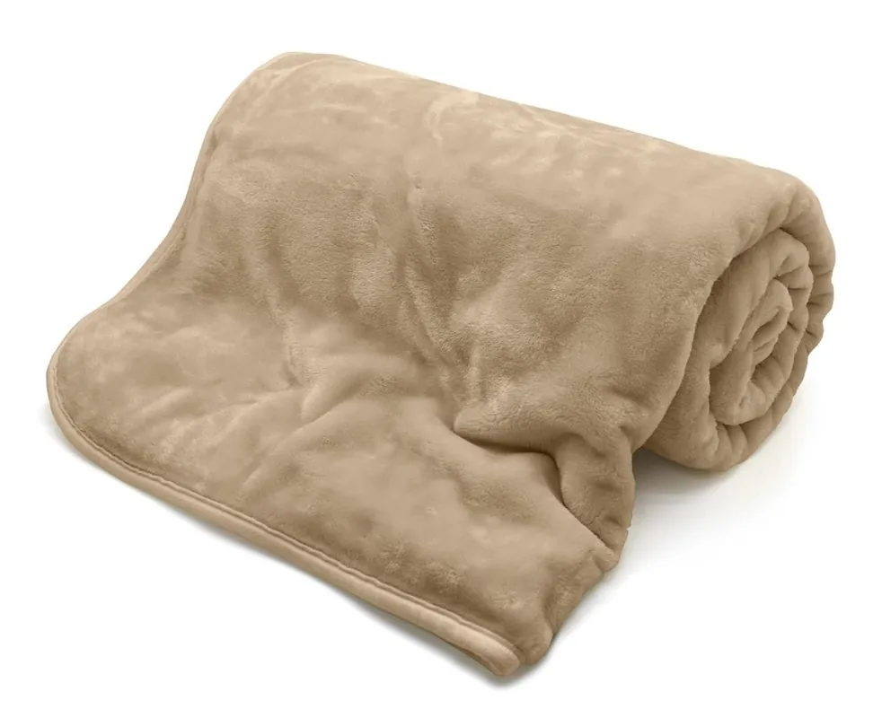 Mink Luxury Velvet Soft Blanket Throw - HomeSpace Direct