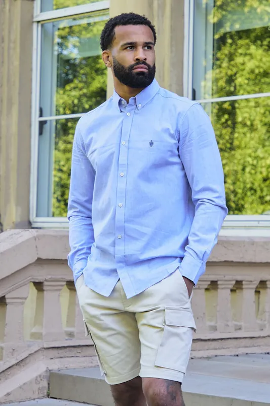 Cotton Long Sleeve Oxford Shirt - French Connection