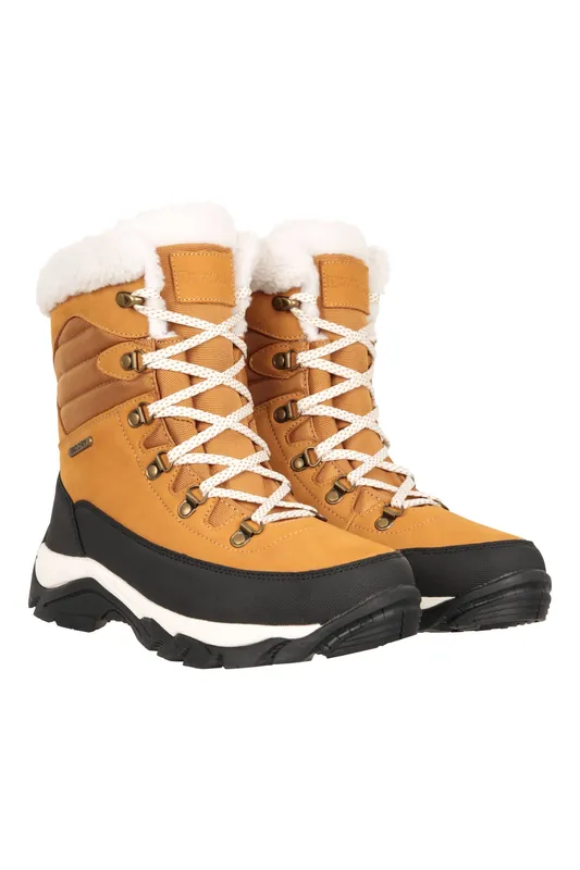 Innsbruck' Waterproof IsoTherm Thinsulate Leather Upper Snow Boots - Mountain Warehouse