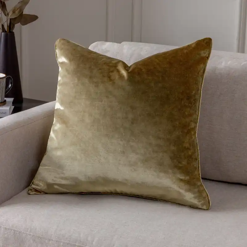 Luxe Velvet Piped Cushion - Paoletti