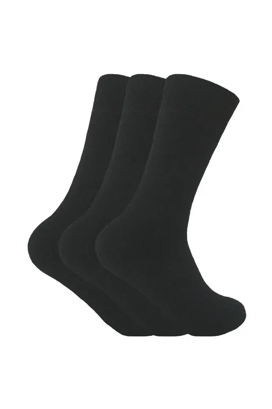3 Pack Padded Sole Winter Warm Thermal Wool Walking Boot Socks - Sock Snob