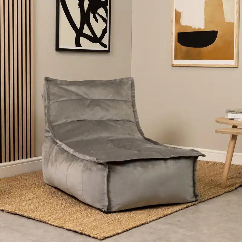Dolce Lounger Bean Bag Ochre Yellow Velvet Bean Bag Chair - icon
