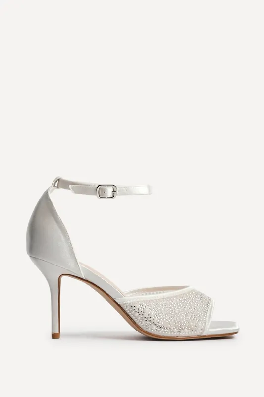 Encanta Bridal Ivory Diamante Heels - Linzi