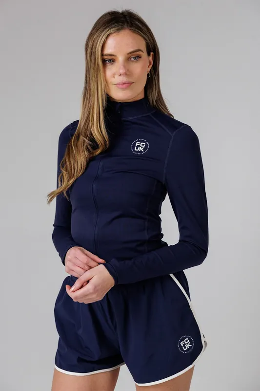 Zip Up High Neck Slim Fit FCUK Sports Jacket - French Connection