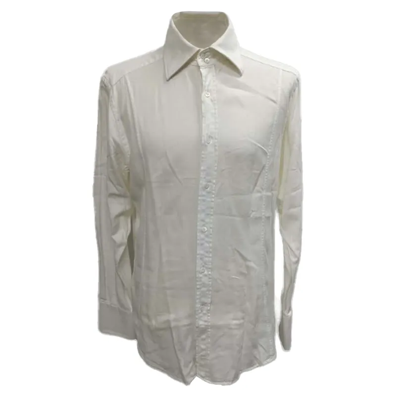 Preloved Button Down Shirt in White Cotton - Gucci