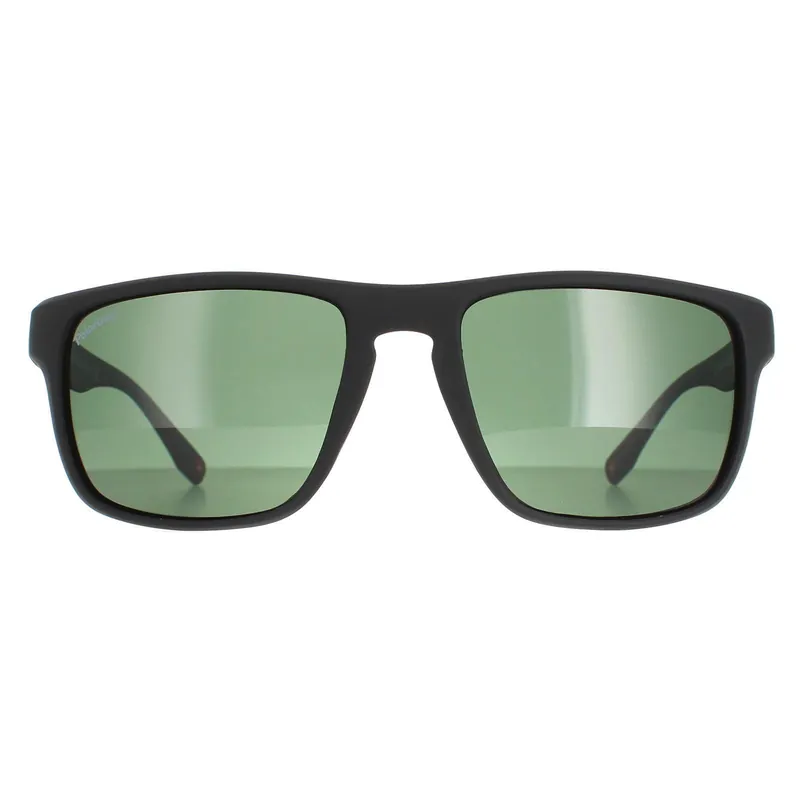 Rectangle Matte Black Green Polarized SP314 - montana