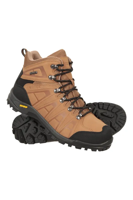Hurricane Extreme' Waterproof Cushioned Footbed Durable Leather Boots - Mountain Warehouse
