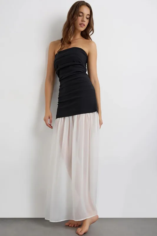 Strapless Bodycon Maxi Dress - Hiccup