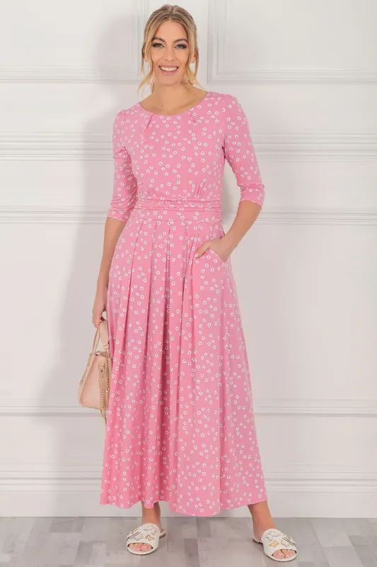 Denisse Spotty Maxi Dress - Jolie Moi