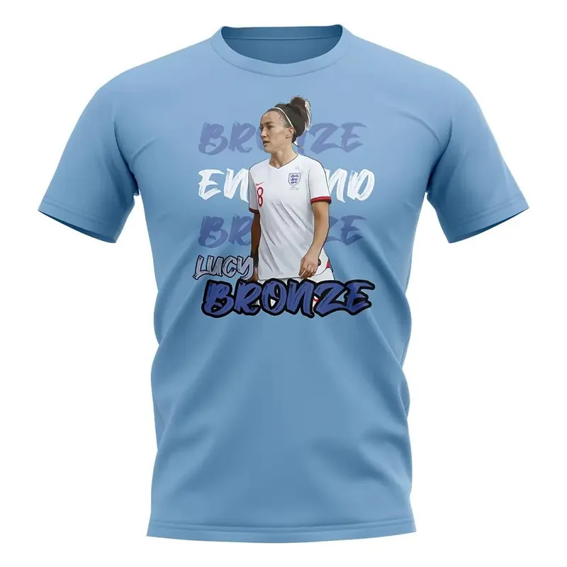 Mens Lucy Bronze Graphic Player Tee - England