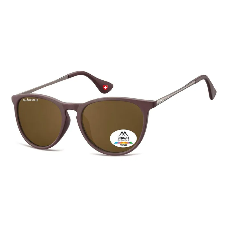 Oval Brown Brown Polarized MP24 - montana