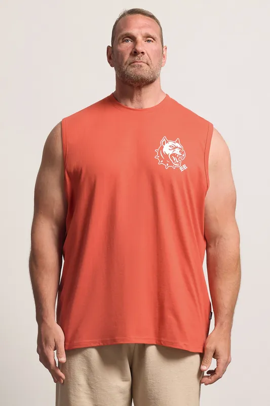 Tattoo Dog Graphic Muscle Vest - BadRhino