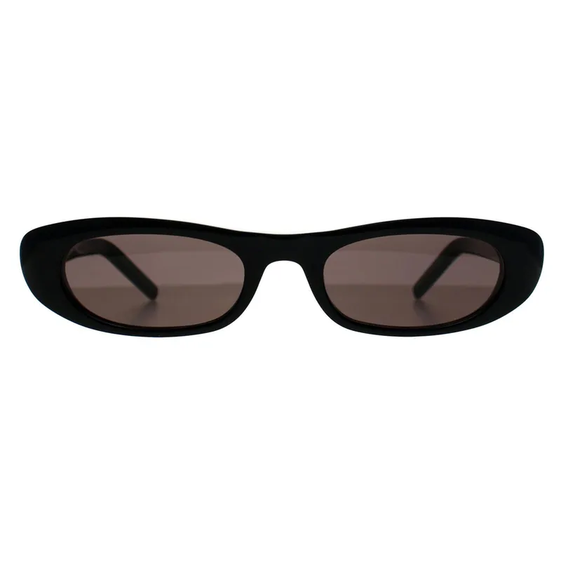 Rectangle Shiny Black Grey SL557 - Saint Laurent